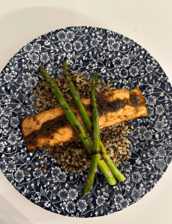 high protein lunch recipes maple salmon