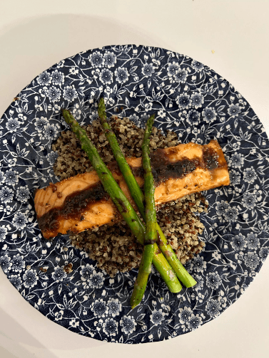 high protein lunch recipes maple salmon