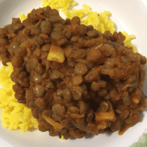 easy quick delicious Red Lentil Curry