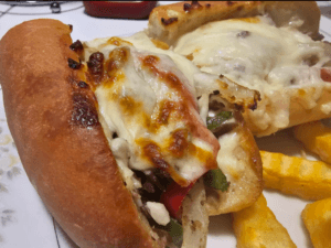 easy & quick Philly Cheesesteak 