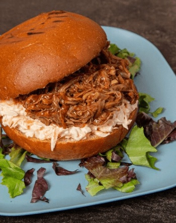 Shredded Saucy BBQ Chicken